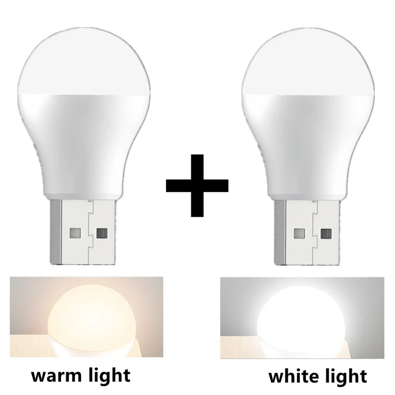 3X USB LED Nachtlicht Augenschutz Lampe Computer Mini Licht Nachtlampe Kinder