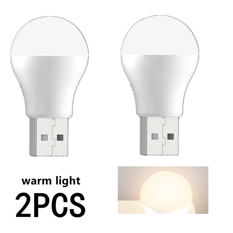 3X USB LED Nachtlicht Augenschutz Lampe Computer Mini Licht Nachtlampe Kinder