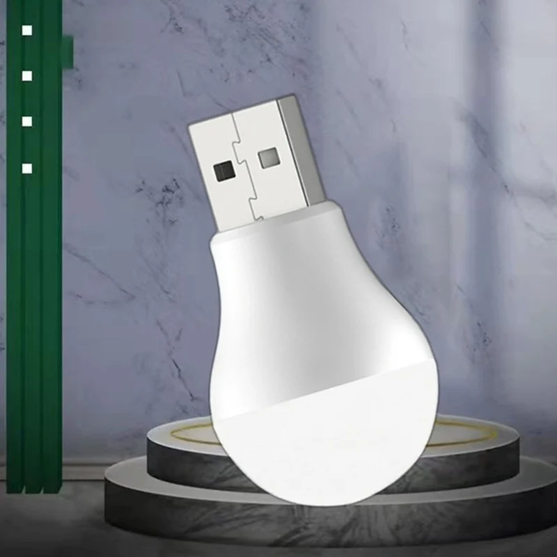 3X USB LED Nachtlicht Augenschutz Lampe Computer Mini Licht Nachtlampe Kinder