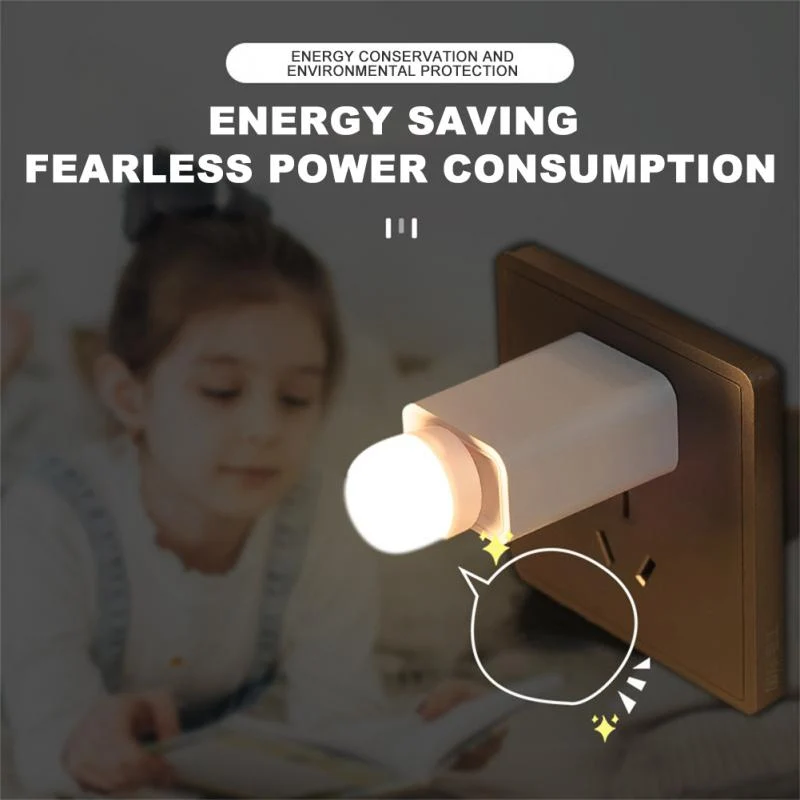 USB LED Nachtlicht Augenschutz Lampe Computer Mini Licht Nachtlampe Kinder