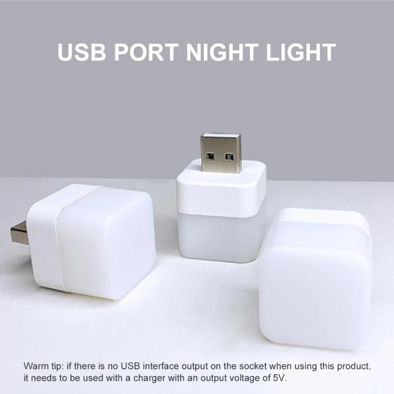 USB LED Nachtlicht Augenschutz Lampe Computer Nachtlampe Warmweiß