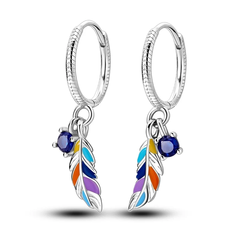 1 Paar Creolen aus 925 sterling Silber Ohrringe Ohrschmuck Zirkonia Ohrstecker