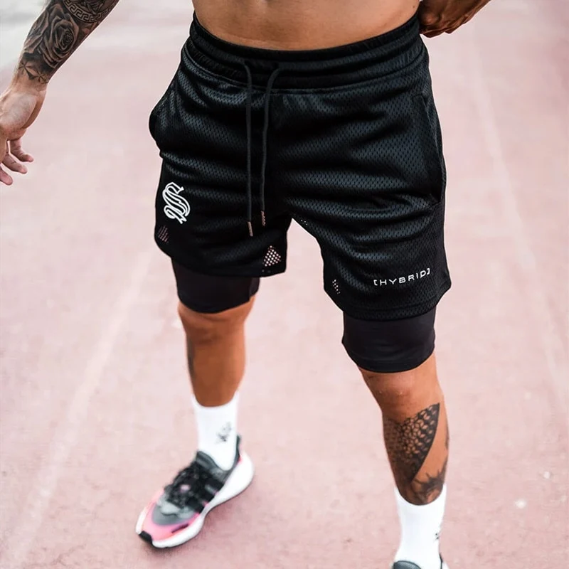 Shorts Bermudas Sporthose Kurze Kurzhose Jogging Unifarben Herren Fitness Gym