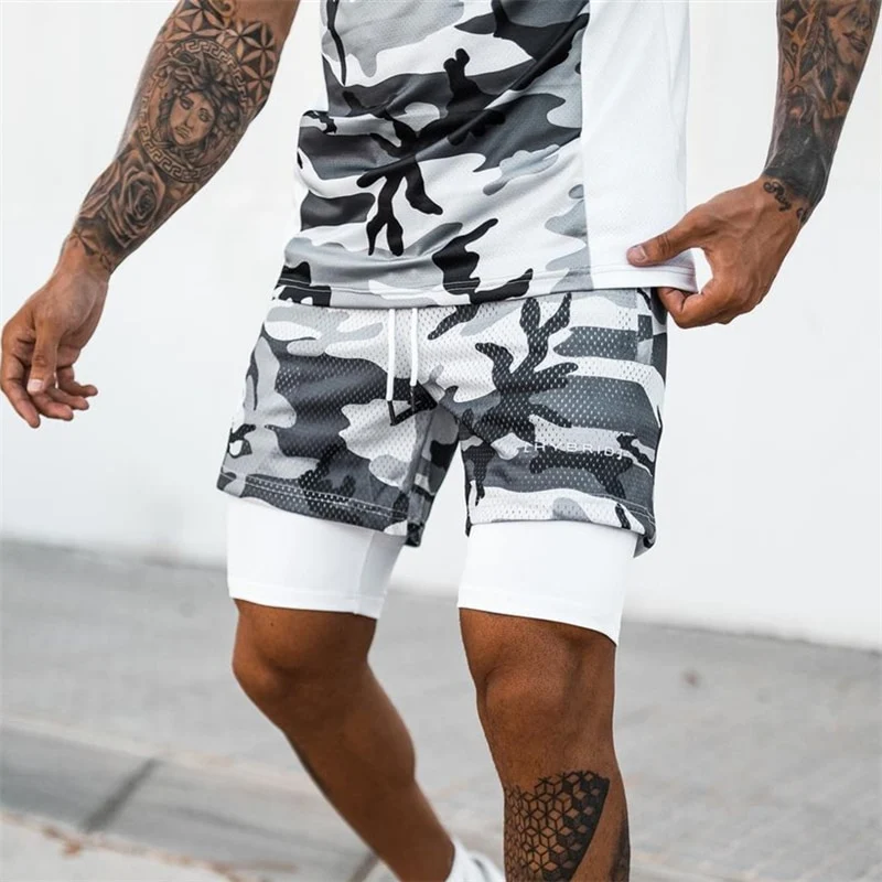 Shorts Bermudas Sporthose Kurze Kurzhose Jogging Unifarben Herren Fitness Gym