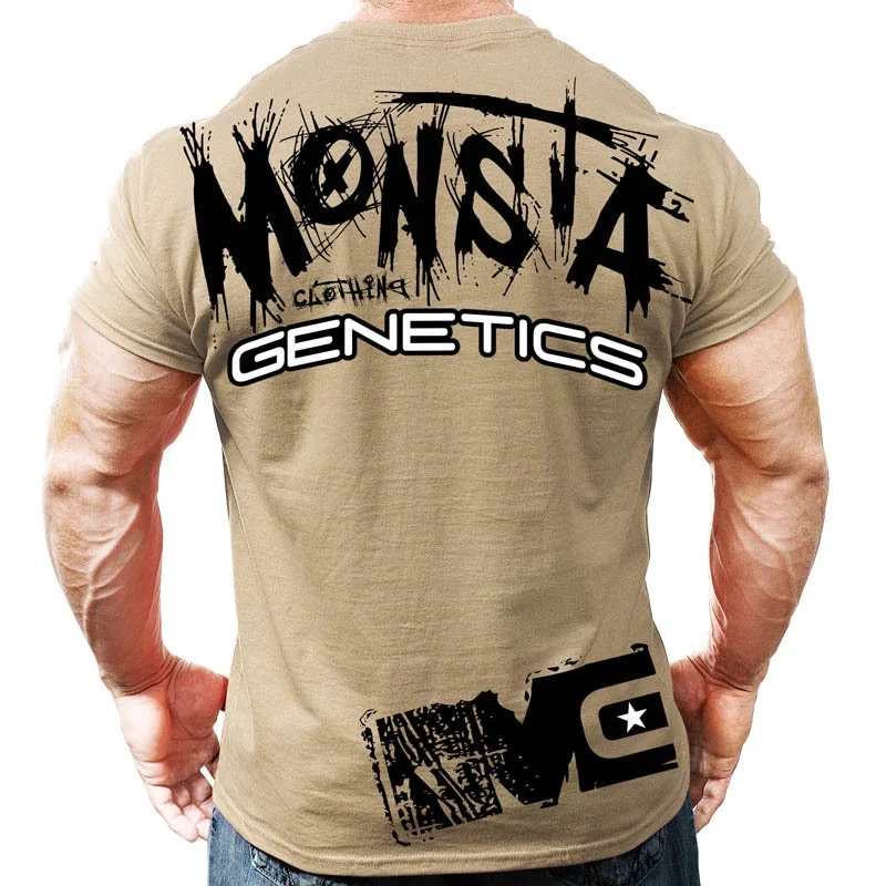 GYM Shirt Sport T-Shirt Men Herren Fitness Sportswear Unisex Streetwear