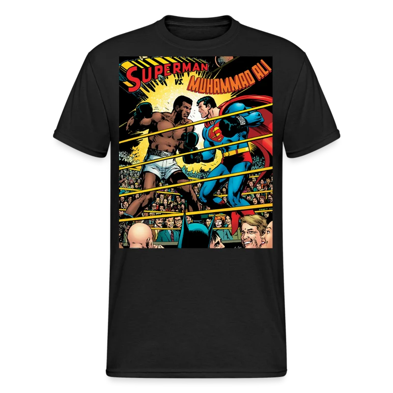 Fashion Herren Superman Mohammad Ali 3D T-Shirt Nerd Unisex Streetwear
