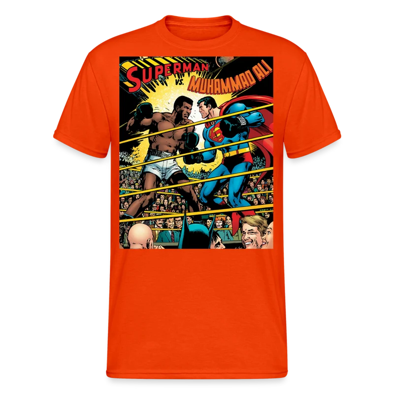 Fashion Herren Superman Mohammad Ali 3D T-Shirt Nerd Unisex Streetwear