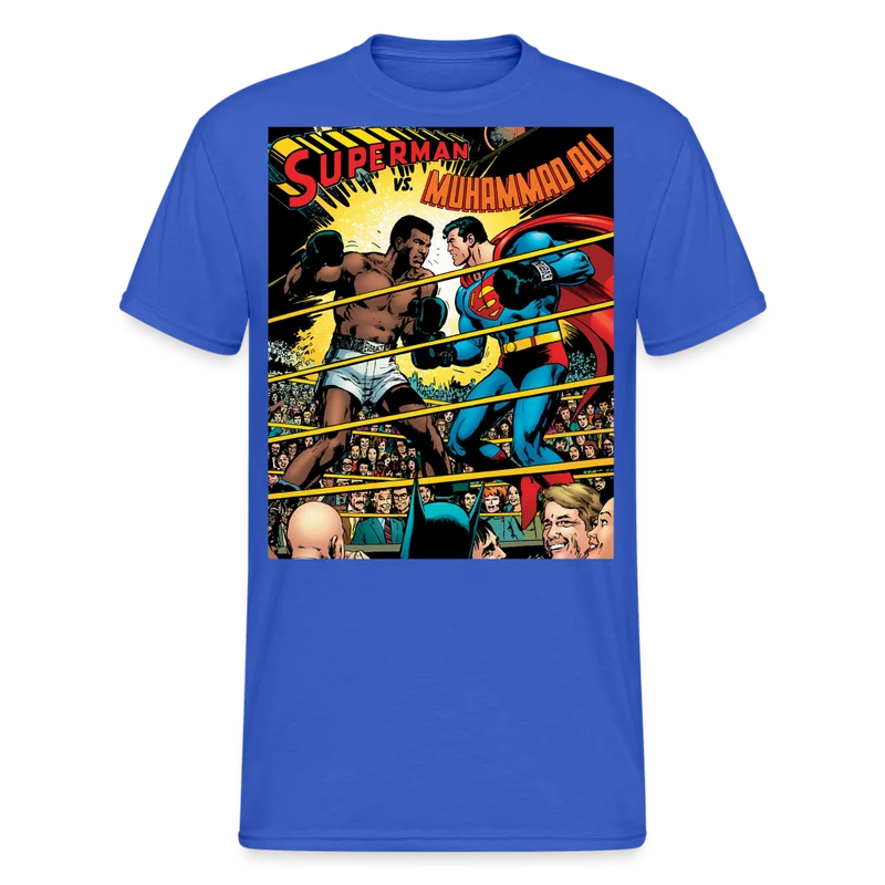 Fashion Herren Superman Mohammad Ali 3D T-Shirt Nerd Unisex Streetwear