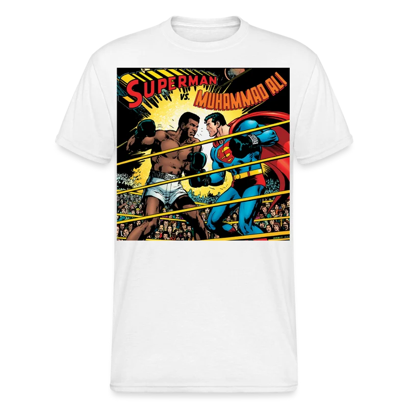 Fashion Herren Superman Mohammad Ali 3D T-Shirt Rundhals Unisex Streetwear