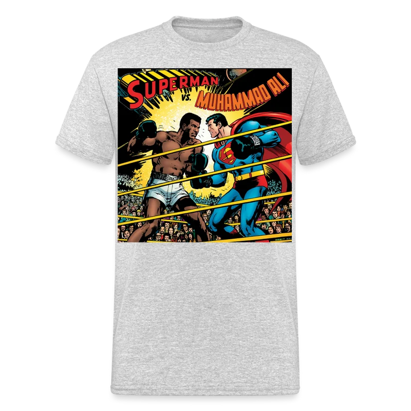 Fashion Herren Superman Mohammad Ali 3D T-Shirt Rundhals Unisex Streetwear