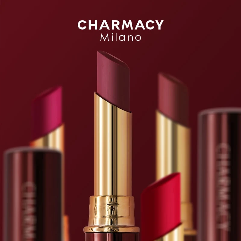 CHARMACY Mailand 16 Farben Samt Matt Lippenstift Wasserfest Stick Neuer Trend Makeup