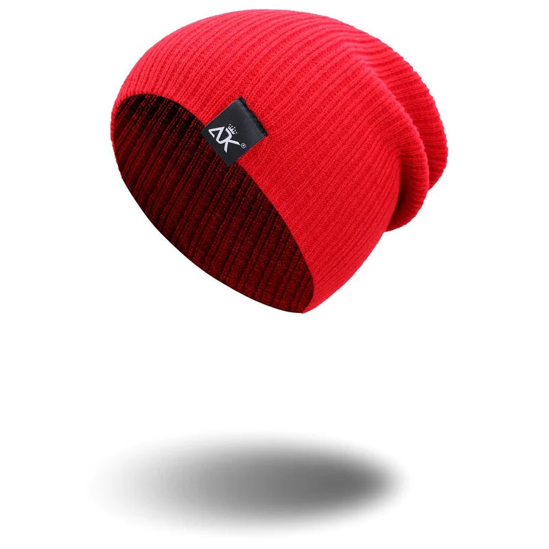 Warme Herren Wintermütze Woll Mütze Strickmütze Kappe Hut Unisex