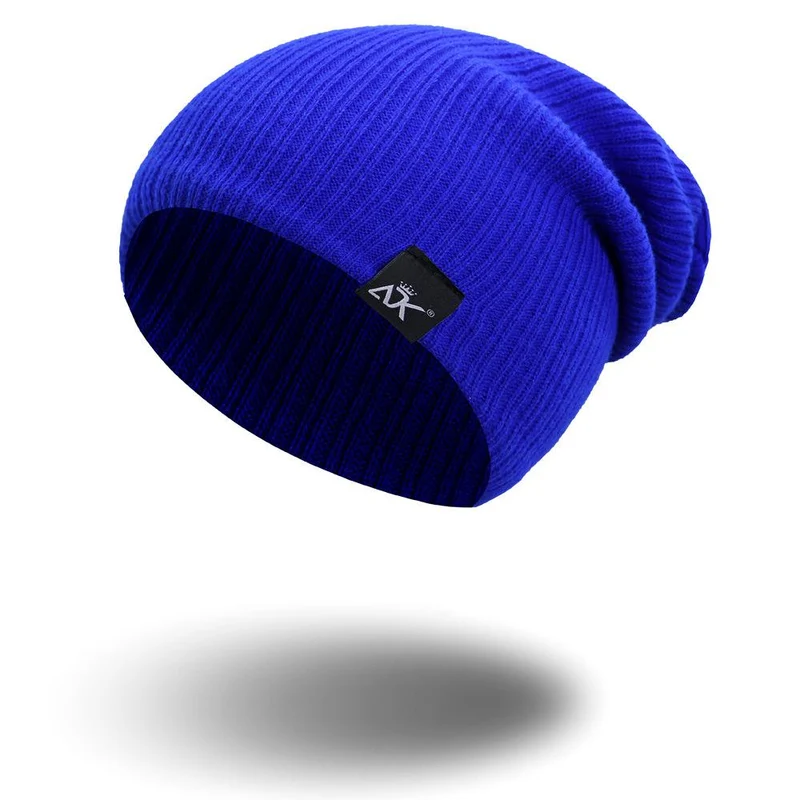 Warme Herren Wintermütze Woll Mütze Strickmütze Kappe Hut Unisex