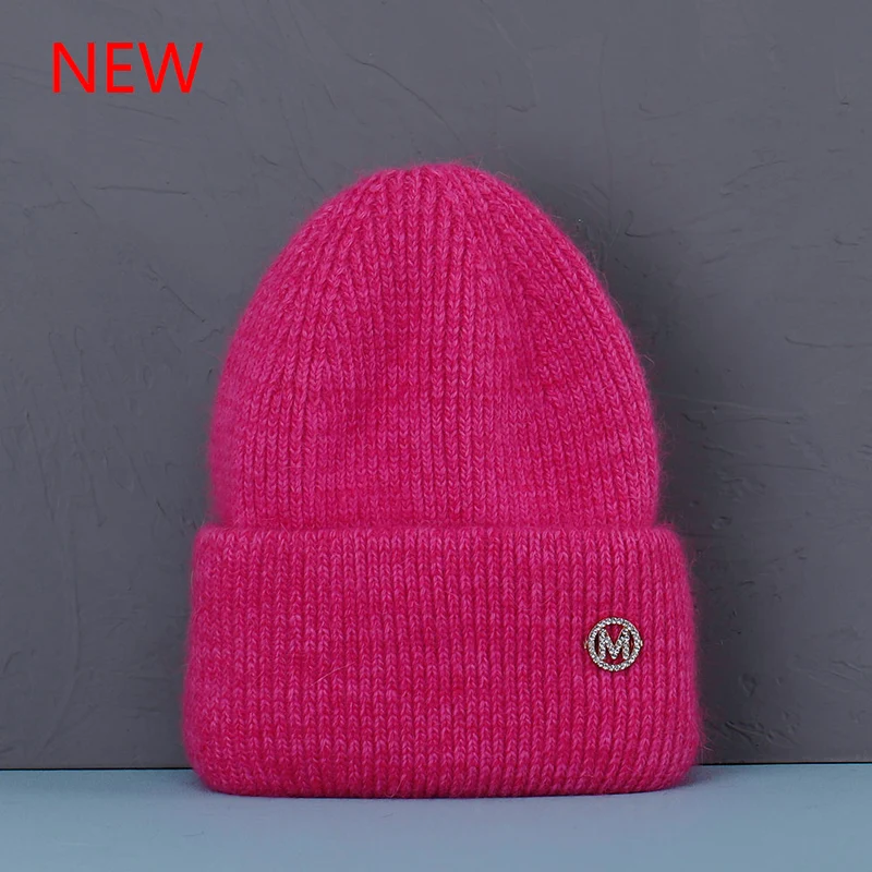 Warme Damen Wintermütze Woll Mütze Strickmütze Kappe Hut Unisex