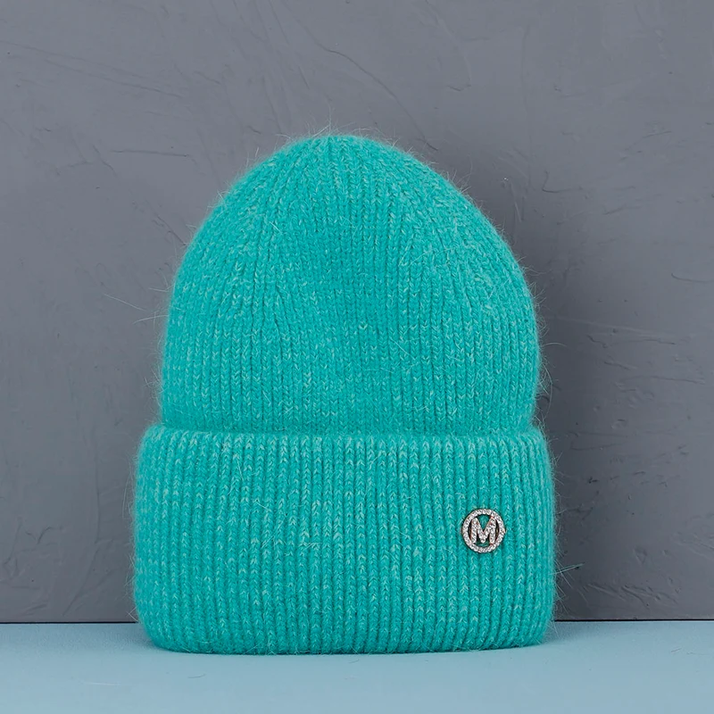 Warme Damen Wintermütze Woll Mütze Strickmütze Kappe Hut Unisex