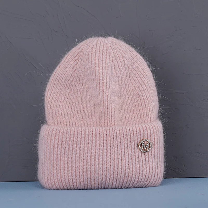 Warme Damen Wintermütze Woll Mütze Strickmütze Kappe Hut Unisex