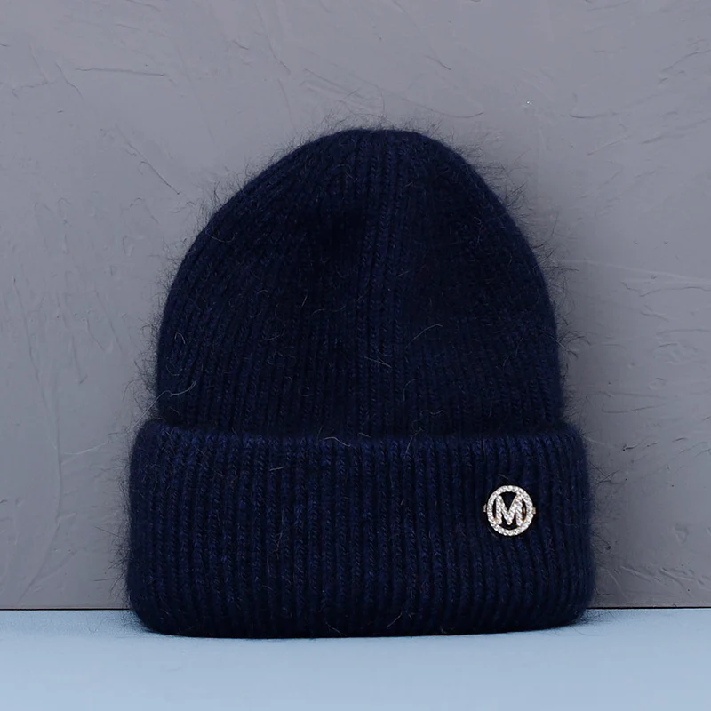Warme Damen Wintermütze Woll Mütze Strickmütze Kappe Hut Unisex