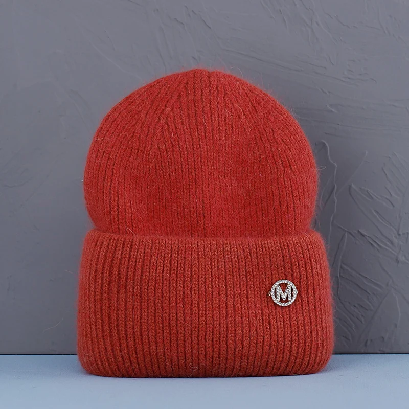 Warme Damen Wintermütze Woll Mütze Strickmütze Kappe Hut Unisex