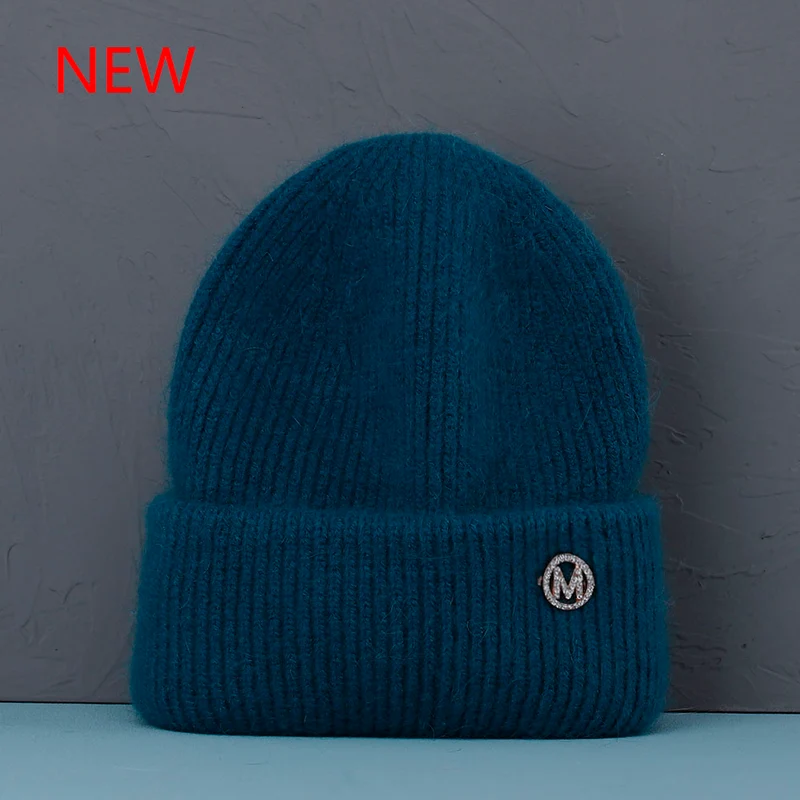 Warme Damen Wintermütze Woll Mütze Strickmütze Kappe Hut Unisex