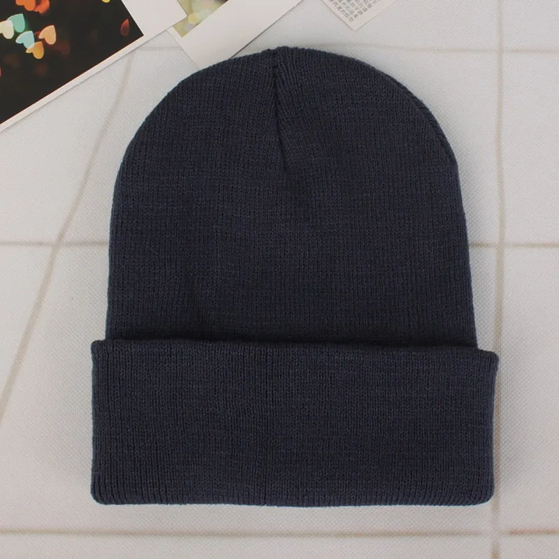 Warme Damen Wintermütze Woll Mütze Strickmütze Kappe Hut Unisex
