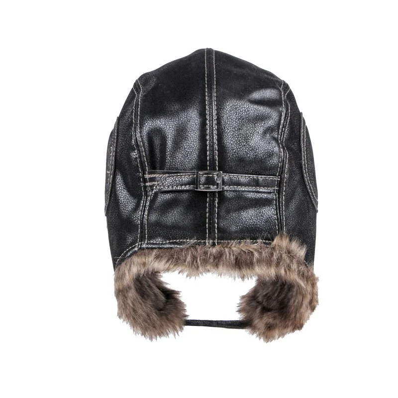 Fliegermütze Wintermütze Fellmütze Schapka Uschanka Pilotenmütze Mütze