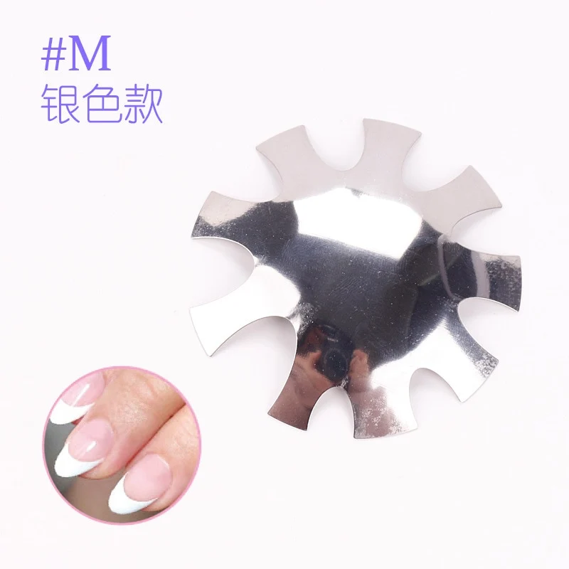 9 Größen French Nail Nagel Kunst Maniküre Schablone Trimmer Styling Tool