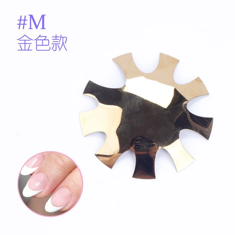 9 Größen French Nail Nagel Kunst Maniküre Schablone Trimmer Styling Tool