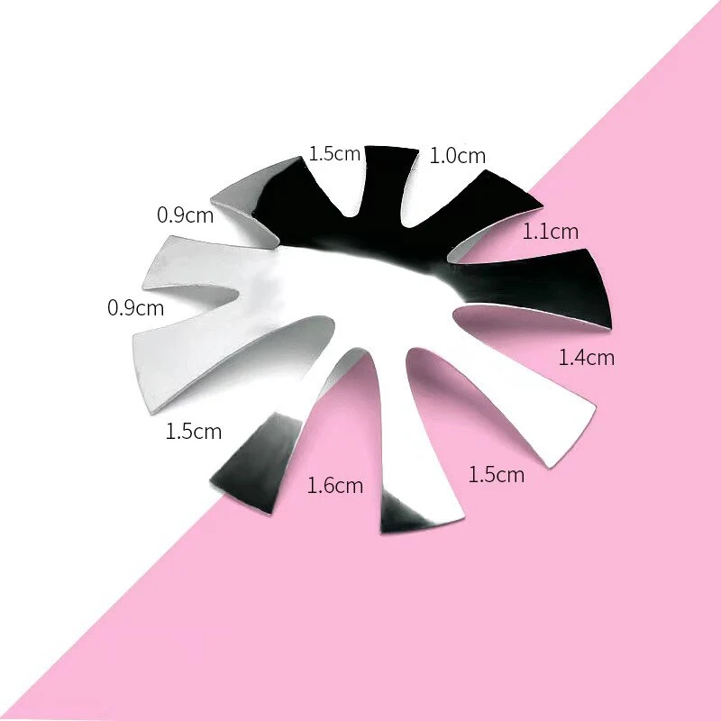 9 Größen French Nail Nagel Kunst Maniküre Schablone Trimmer Styling Tool