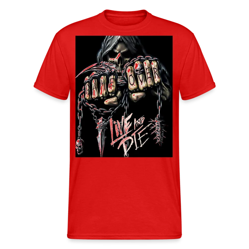 Fashion Herren Horror Skull 3D T-Shirt Rundhals Unisex Sommer Streetwear