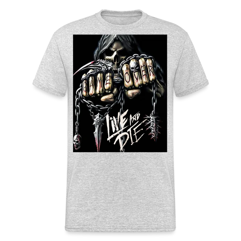 Fashion Herren Horror Skull 3D T-Shirt Rundhals Unisex Sommer Streetwear