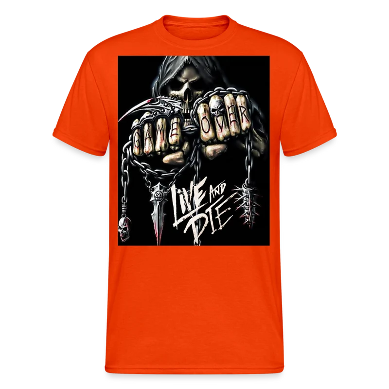 Fashion Herren Horror Skull 3D T-Shirt Rundhals Unisex Sommer Streetwear