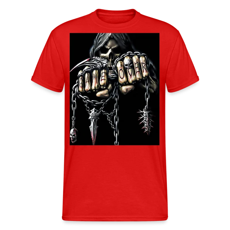 Fashion Herren Horror Skull 3D T-Shirt Rundhals Unisex Sommer Streetwear