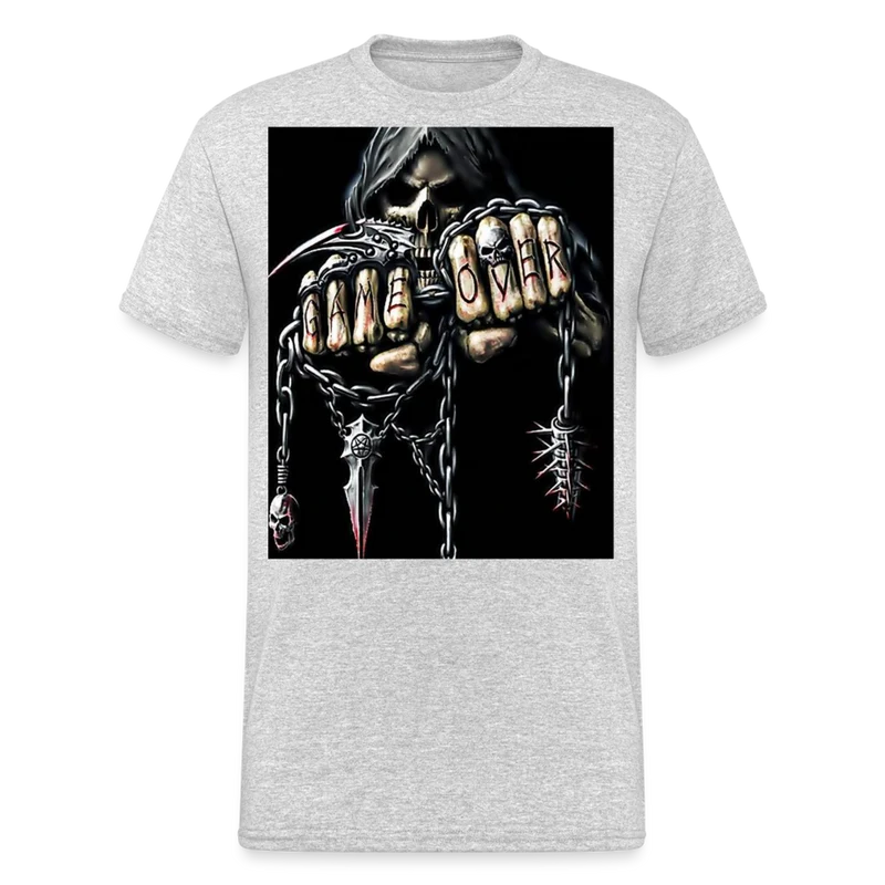 Fashion Herren Horror Skull 3D T-Shirt Rundhals Unisex Sommer Streetwear