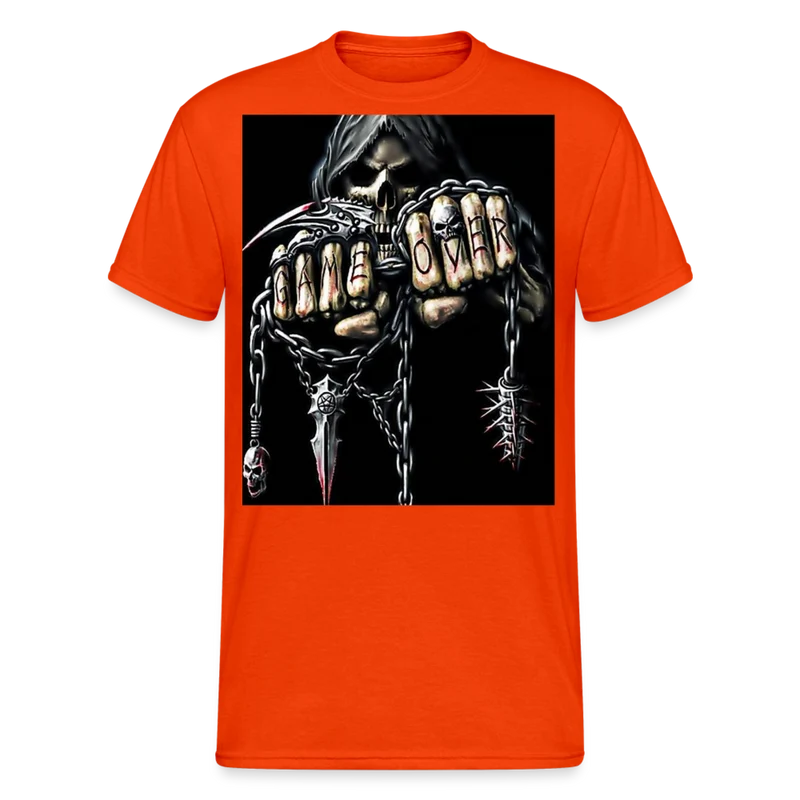 Fashion Herren Horror Skull 3D T-Shirt Rundhals Unisex Sommer Streetwear