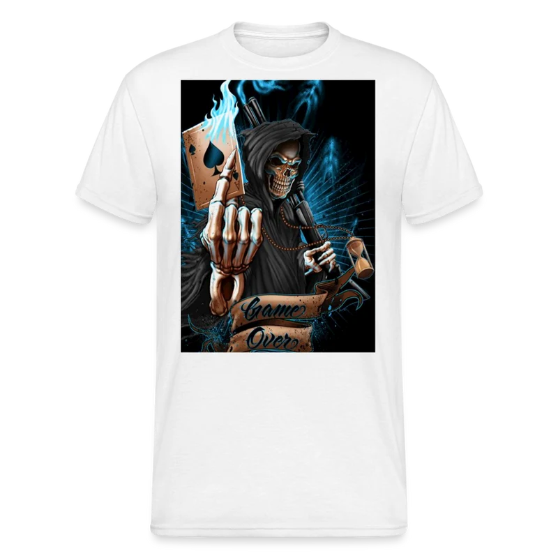 Fashion Herren Horror Skull 3D T-Shirt Rundhals Unisex Sommer Streetwear