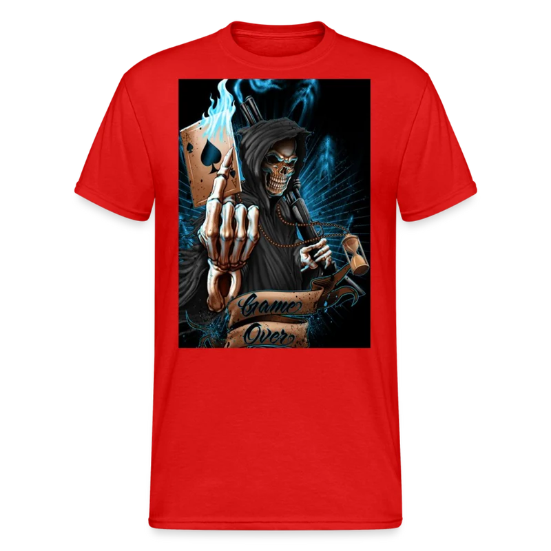 Fashion Herren Horror Skull 3D T-Shirt Rundhals Unisex Sommer Streetwear