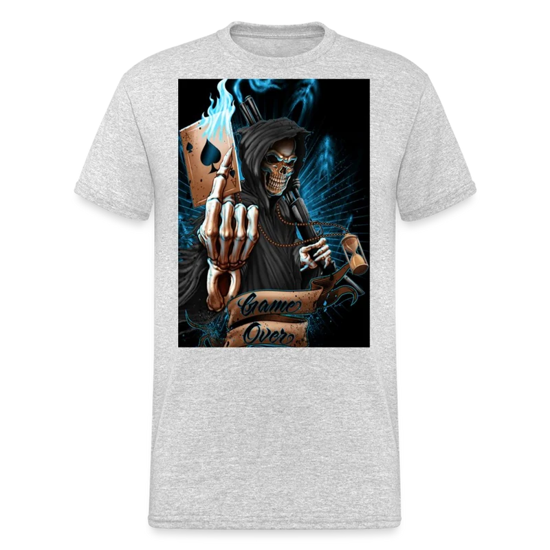 Fashion Herren Horror Skull 3D T-Shirt Rundhals Unisex Sommer Streetwear