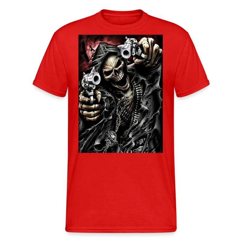 Fashion Herren Horror Skull 3D T-Shirt Rundhals Unisex Sommer Streetwear