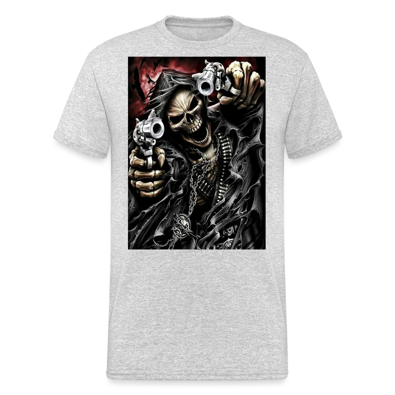 Fashion Herren Horror Skull 3D T-Shirt Rundhals Unisex Sommer Streetwear