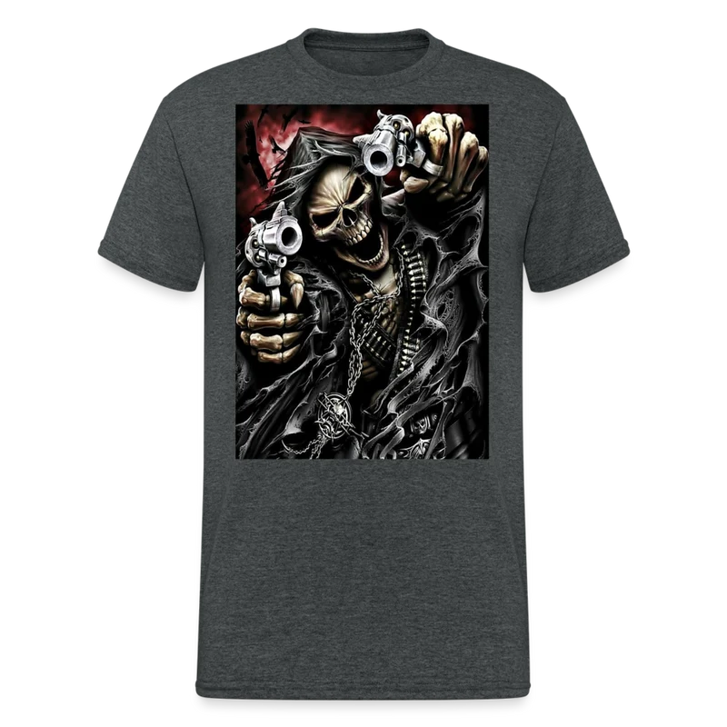 Fashion Herren Horror Skull 3D T-Shirt Rundhals Unisex Sommer Streetwear