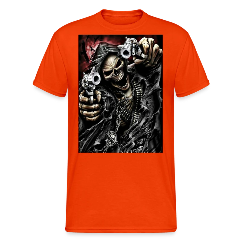 Fashion Herren Horror Skull 3D T-Shirt Rundhals Unisex Sommer Streetwear