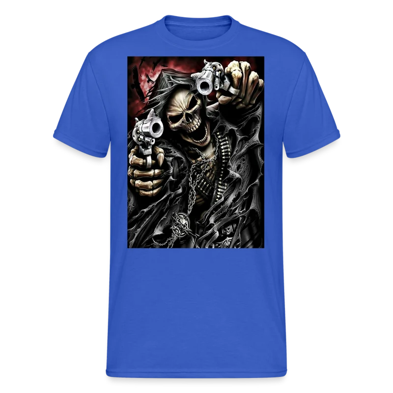 Fashion Herren Horror Skull 3D T-Shirt Rundhals Unisex Sommer Streetwear
