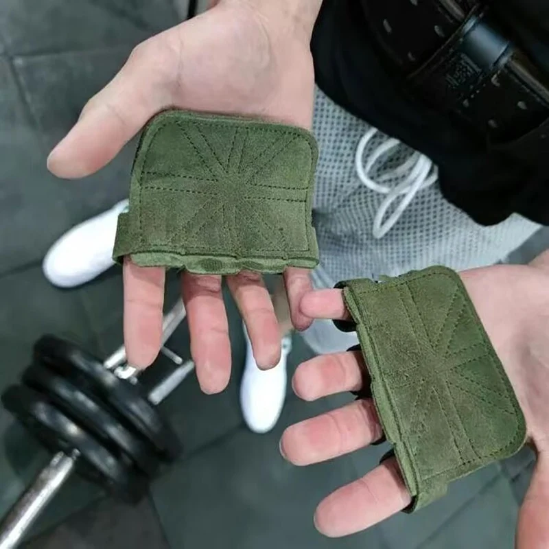Handflächenschutz Trainingshandschuhe Leder Fitnesshandschuhe Sport Handschuhe Gym Fitness