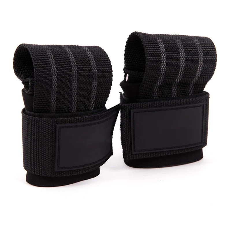 Power Lifting Straps Zughilfen gepolstert Kreuzheben Gym Fitness Herren
