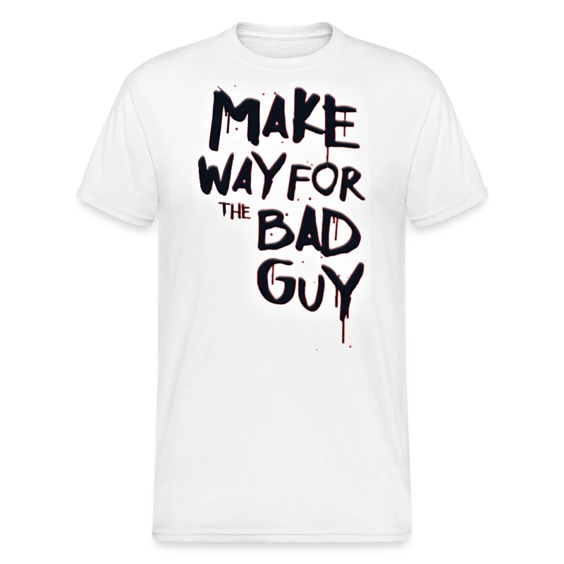 Herren MAKE WAY FOR T-Shirt Rundhals Unisex Streetwear 100% Baumwolle