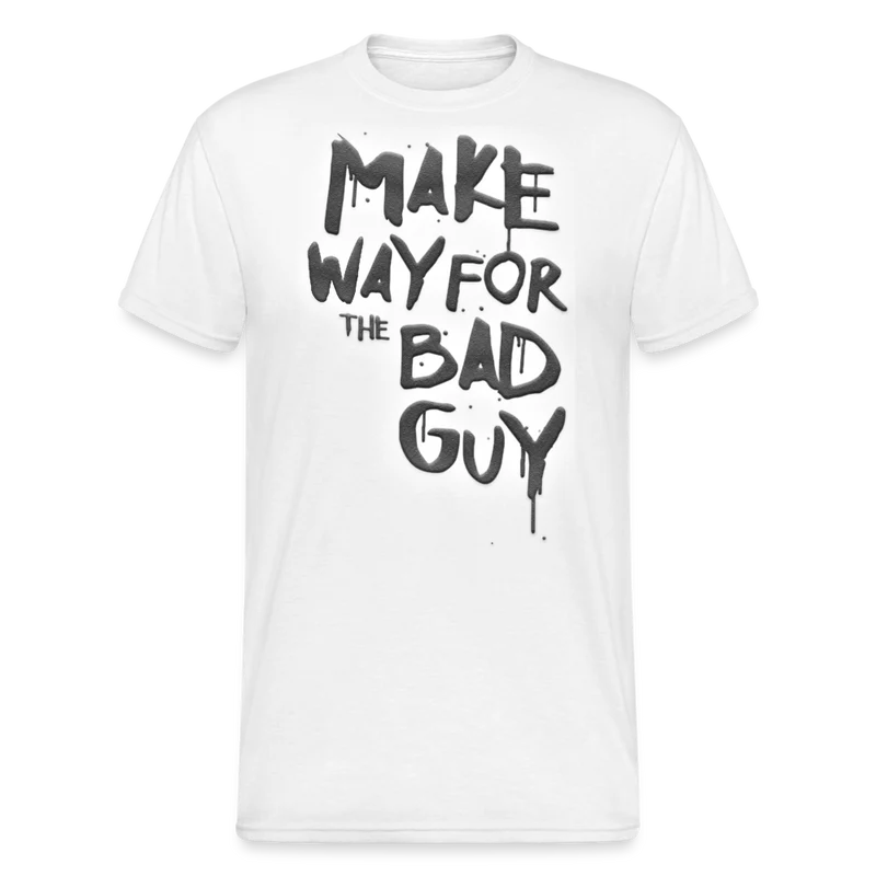 Herren MAKE WAY FOR T-Shirt Rundhals Unisex Streetwear 100% Baumwolle