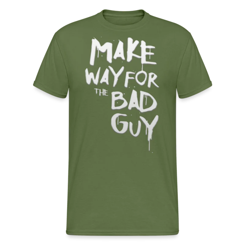 Herren MAKE WAY T-Shirt Rundhals Unisex Streetwear 100% Baumwolle