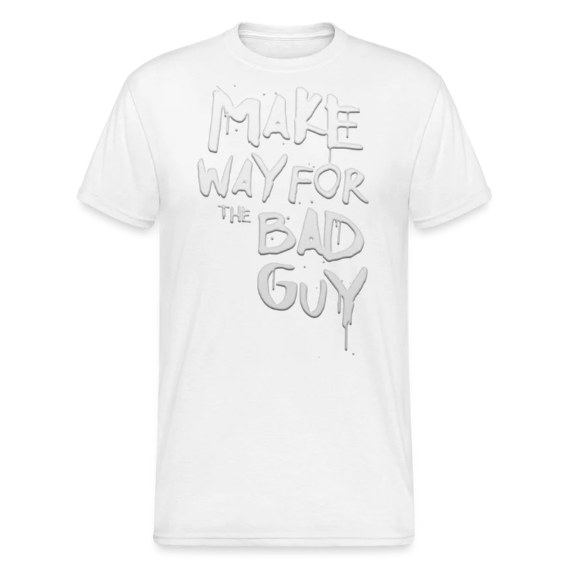 Herren MAKE WAY T-Shirt Rundhals Unisex Streetwear 100% Baumwolle