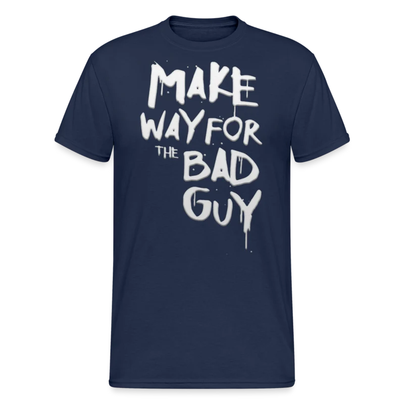 Herren MAKE WAY T-Shirt Rundhals Unisex Streetwear 100% Baumwolle