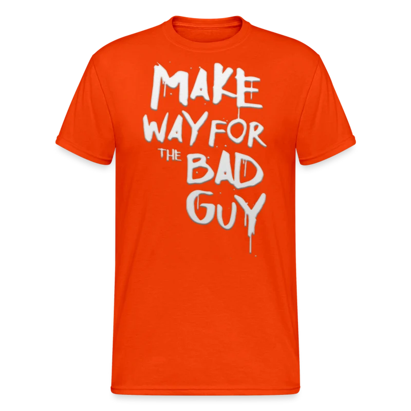Herren MAKE WAY T-Shirt Rundhals Unisex Streetwear 100% Baumwolle